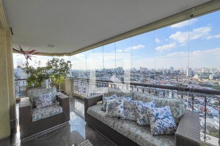 Varanda da Sala de apartamento à venda com 4 quartos, 208m² em Jardim Vila Mariana, São Paulo