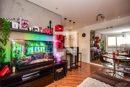 Sala de apartamento à venda com 2 quartos, 48m² em Parque Reboucas, São Paulo