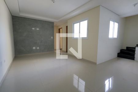 Sala de apartamento à venda com 2 quartos, 105m² em Vila Valparaíso, Santo André
