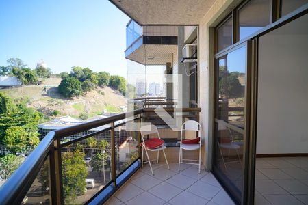 Varanda de apartamento para alugar com 1 quarto, 53m² em Fátima, Niterói