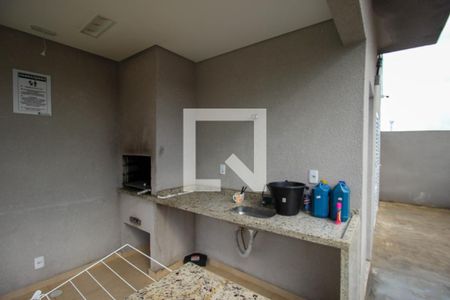 Área gourmet de apartamento para alugar com 2 quartos, 49m² em Vila Barcelona, Sorocaba