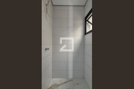Banheiro da suíte  de apartamento à venda com 2 quartos, 49m² em Parque Erasmo Assunção, Santo André