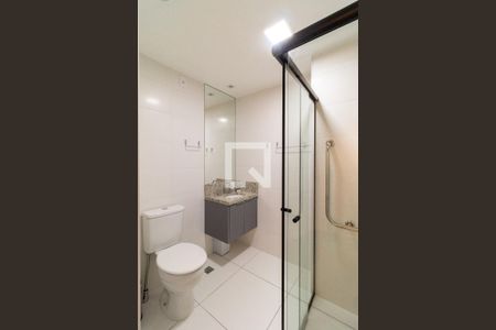 Banheiro Social de kitnet/studio para alugar com 1 quarto, 24m² em Pompeia, São Paulo