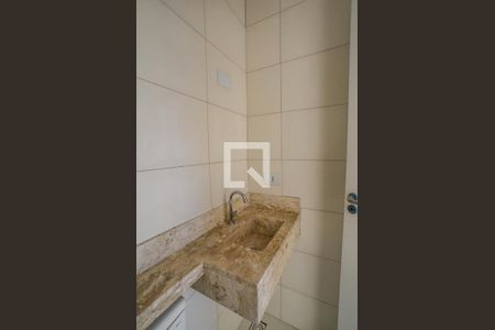 Banheiro da Suíte de apartamento à venda com 2 quartos, 84m² em Parque Erasmo Assunção, Santo André