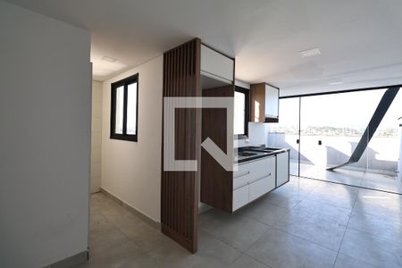 Cozinha de apartamento à venda com 2 quartos, 90m² em Parque Erasmo Assunção, Santo André