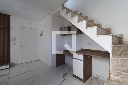 Sala de apartamento à venda com 2 quartos, 90m² em Parque Erasmo Assunção, Santo André