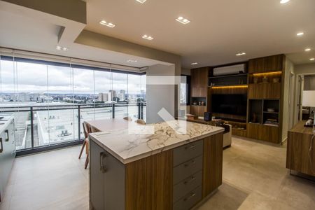 Sala de apartamento à venda com 2 quartos, 76m² em Tamboré, Barueri