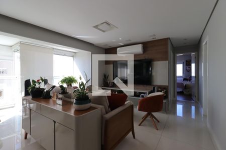 Sala de apartamento à venda com 3 quartos, 115m² em Campestre, Santo André