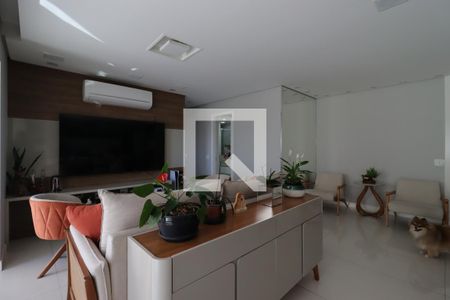 Sala de apartamento à venda com 3 quartos, 115m² em Campestre, Santo André