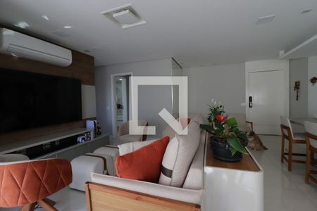 Sala de apartamento à venda com 3 quartos, 115m² em Campestre, Santo André