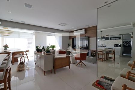 Sala de apartamento à venda com 3 quartos, 115m² em Campestre, Santo André