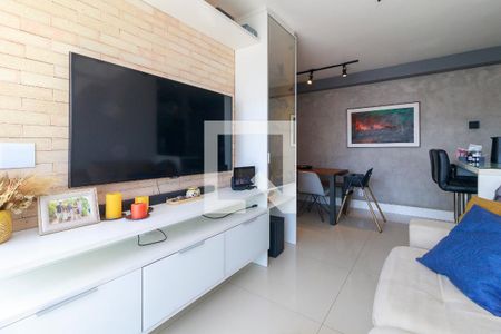 Sala de apartamento à venda com 2 quartos, 65m² em Cidade Monções, São Paulo