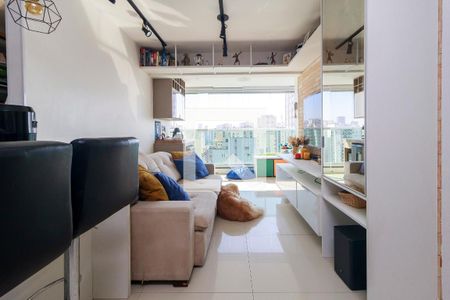 Sala de apartamento à venda com 2 quartos, 65m² em Cidade Monções, São Paulo
