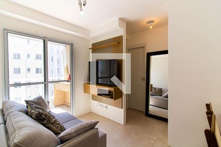 Sala de apartamento para alugar com 2 quartos, 42m² em Várzea da Barra Funda, São Paulo