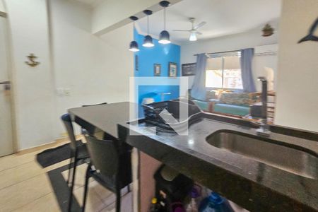 Cozinha de apartamento para alugar com 2 quartos, 78m² em Balneario Cidade Atlantica, Guarujá