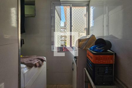 Área de serviço de apartamento para alugar com 2 quartos, 78m² em Balneario Cidade Atlantica, Guarujá