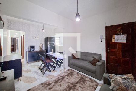 Sala de casa para alugar com 2 quartos, 87m² em Nova Mirim, Praia Grande