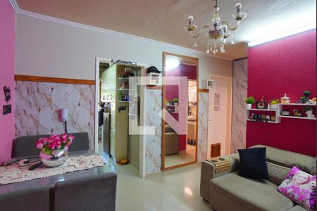 Sala de apartamento à venda com 1 quarto, 50m² em Humaitá, Porto Alegre
