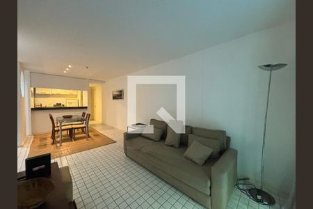 Sala de apartamento à venda com 1 quarto, 55m² em Lagoa, Rio de Janeiro