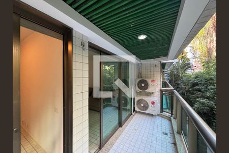 Varanda da Sala de apartamento à venda com 1 quarto, 55m² em Lagoa, Rio de Janeiro