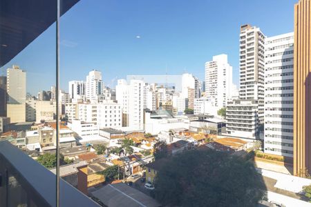 Vista de kitnet/studio para alugar com 1 quarto, 30m² em Higienópolis, São Paulo