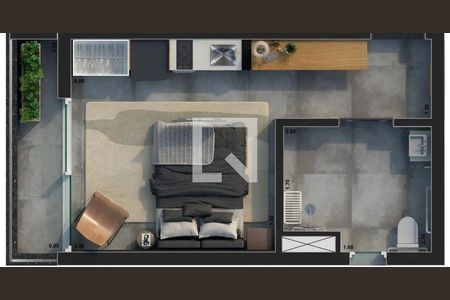 Apartamento à venda com 1 quarto, 27m² em Vila Clementino, São Paulo