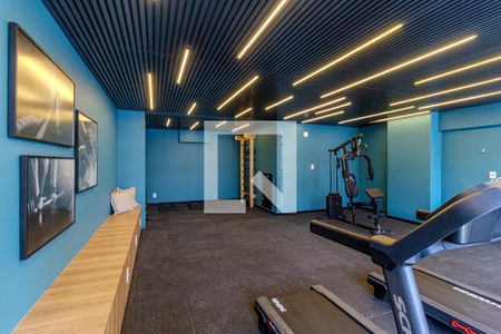 Área comum - Academia de kitnet/studio à venda com 1 quarto, 23m² em Vila Buarque, São Paulo