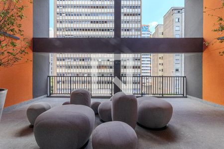 Área comum  de kitnet/studio à venda com 1 quarto, 23m² em Vila Buarque, São Paulo
