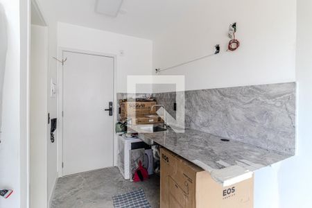 Cozinha de kitnet/studio à venda com 1 quarto, 23m² em Vila Buarque, São Paulo