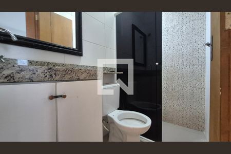 Banheiro de apartamento à venda com 2 quartos, 68m² em Campestre, Santo André