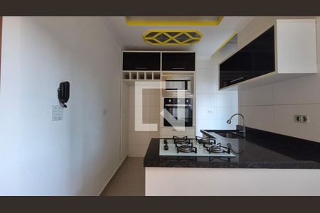 Cozinha de apartamento à venda com 2 quartos, 68m² em Campestre, Santo André