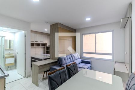 Sala de kitnet/studio para alugar com 1 quarto, 32m² em Campos Elíseos, São Paulo