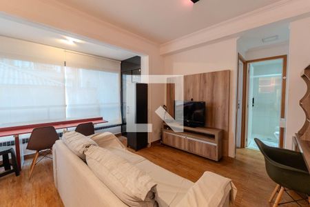 Sala de apartamento à venda com 1 quarto, 40m² em Consolação, São Paulo