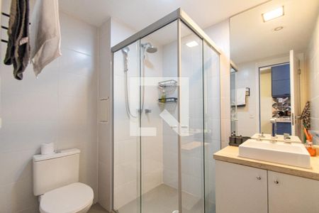 Banheiro de kitnet/studio para alugar com 1 quarto, 25m² em Alto do Ipiranga, São Paulo