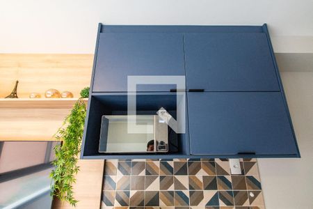 Cozinha de kitnet/studio para alugar com 1 quarto, 25m² em Alto do Ipiranga, São Paulo