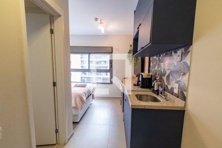 Cozinha de kitnet/studio para alugar com 1 quarto, 25m² em Alto do Ipiranga, São Paulo