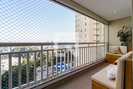 Varanda da Sala de apartamento para alugar com 2 quartos, 95m² em Vila Sonia, São Paulo