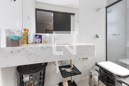Banheiro da Suíte 3 de casa de condomínio à venda com 4 quartos, 363m² em Jardim Serrano, Nova Lima
