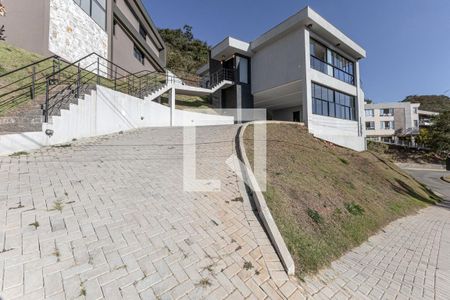 Fachada de casa de condomínio à venda com 4 quartos, 363m² em Jardim Serrano, Nova Lima