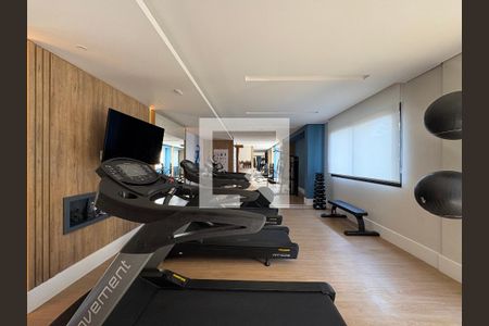 Área comum - Academia de apartamento à venda com 3 quartos, 113m² em Vila Bastos, Santo André
