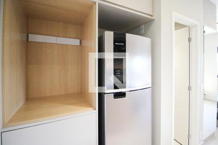 Cozinha de kitnet/studio para alugar com 1 quarto, 25m² em Vila Olímpia, São Paulo