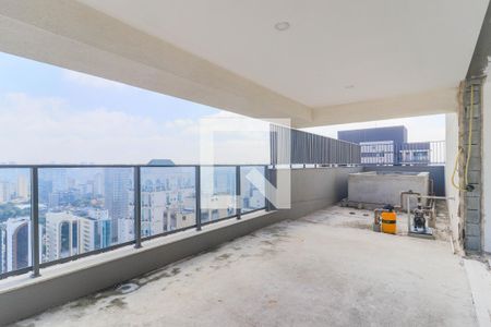 Varanda da Sala de apartamento à venda com 4 quartos, 364m² em Campo Belo, São Paulo