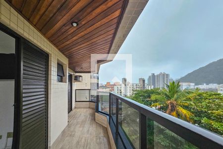 Varanda Suíte 1 de apartamento para alugar com 2 quartos, 88m² em Vila Julia, Guarujá