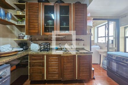 Cozinha de apartamento para alugar com 4 quartos, 256m² em Loteamento Joao Batista Juliao, Guarujá