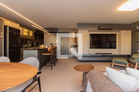 Sala de apartamento à venda com 1 quarto, 78m² em Cerqueira César, São Paulo