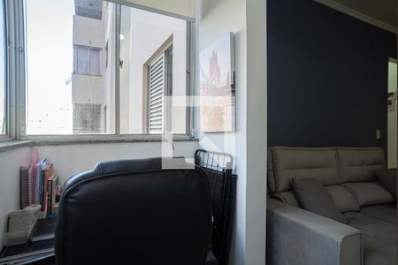 Varanda da Sala de apartamento à venda com 1 quarto, 37m² em Bela Vista, São Paulo