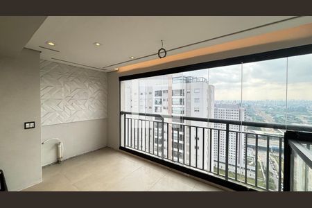 Varanda de apartamento à venda com 2 quartos, 88m² em Centro, Santo André