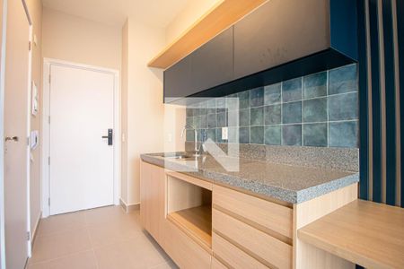 Cozinha de kitnet/studio à venda com 1 quarto, 25m² em Vila Cordeiro, São Paulo