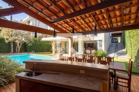 Área comum - Churrasqueira de casa para alugar com 4 quartos, 600m² em Jardim Guedala, São Paulo