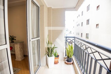 Varanda da Sala de apartamento à venda com 3 quartos, 115m² em Campestre, Santo André